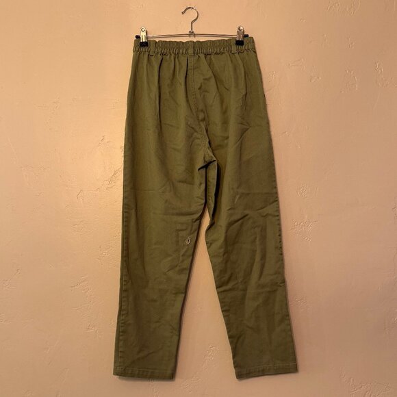 Volcom Straight Leg Green Pants Size 28 - Picture 3 of 8